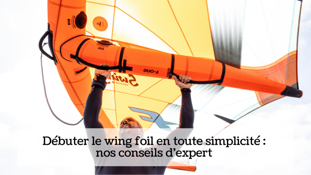 Moniteur de wing foil à Quiberon
